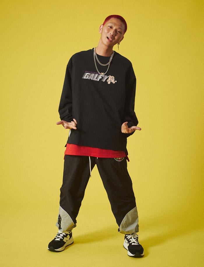 GALFY ガルフィー 直球系ラグラン ロンT ロング Tシャツ 長袖 メンズ