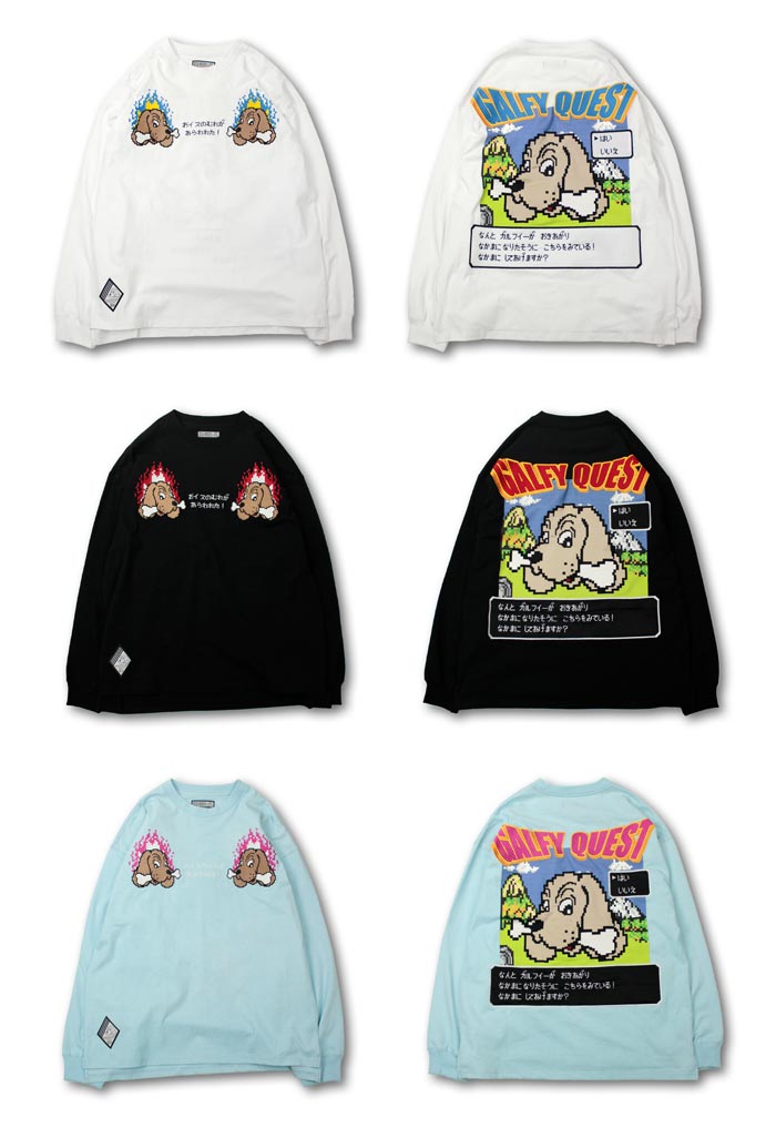ガルフィー クエスト ロング Tシャツ ホワイト