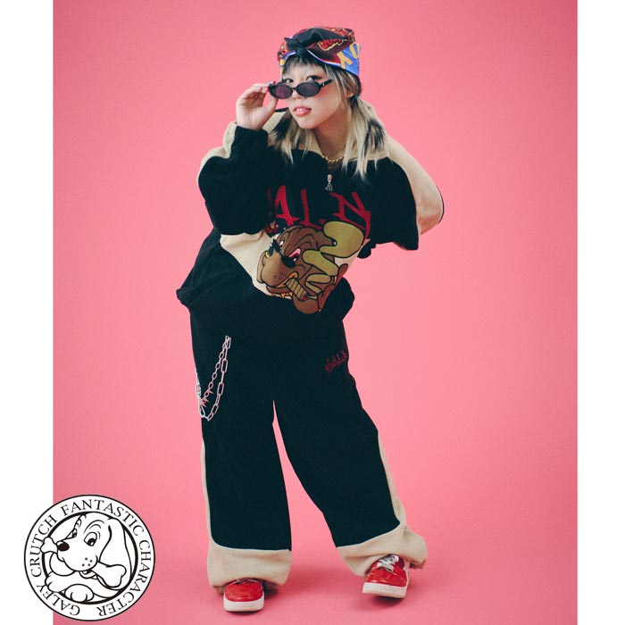 GALFY ガルフィー セットアップ メンズ レディース 犬 BADDOG フリース