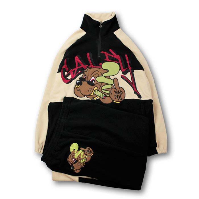 GALFY ガルフィー セットアップ メンズ レディース 犬 BADDOG フリース