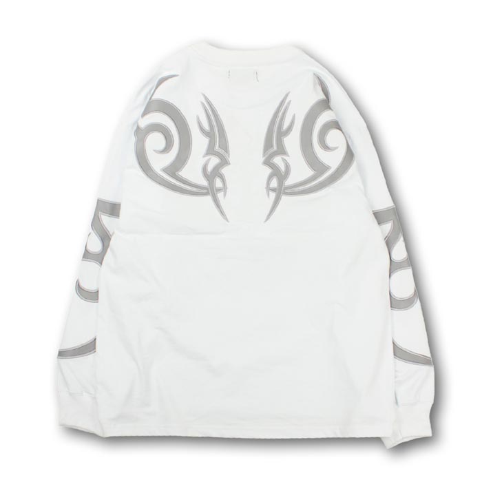 ガルフィー 白 ロンT 長袖 GALFY ガルフィー ロンT ロング Tシャツ 長袖 メンズ レディース 部族