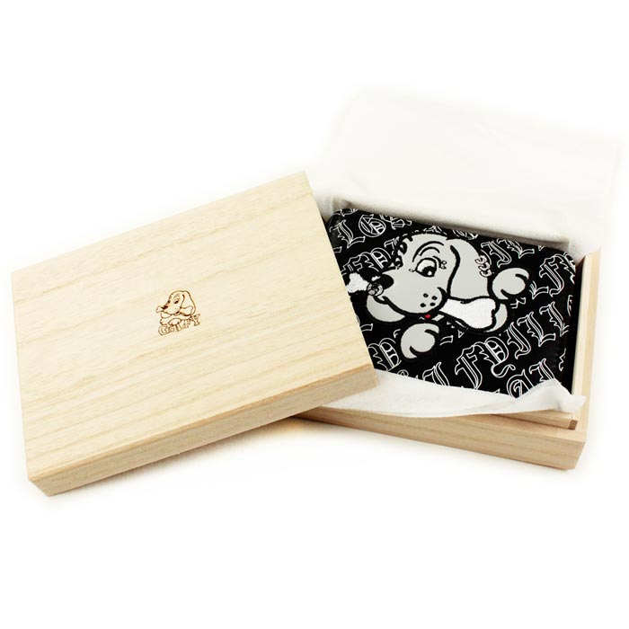 GALFY ガルフィー レザー ウォレット 和柄 財布 わんわん 本革 牛革