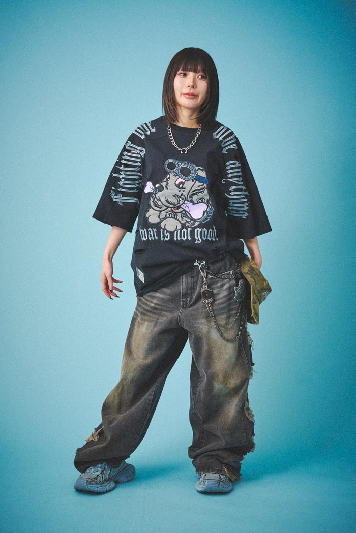 GALFY ガルフィー Tシャツ 半袖 メンズ レディース ドッグ 病みに