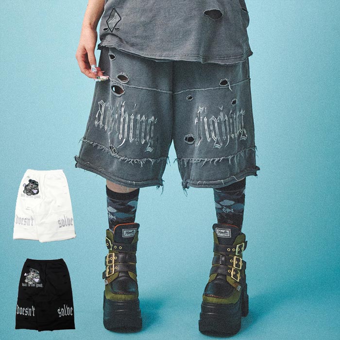 GALFY/ガルフィー 病みに染まりしショートパンツ(MENS) XL GALFY/ガルフィー 病みに染まりしショートパンツ(MENS