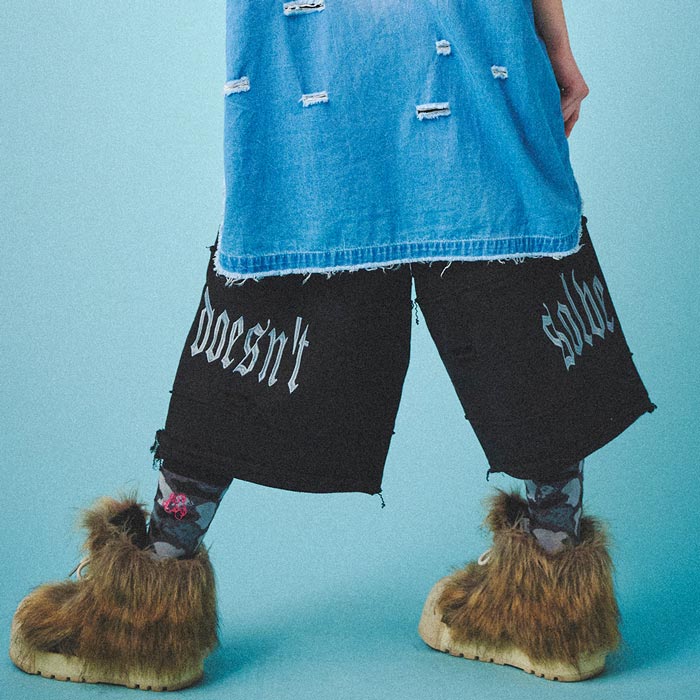GALFY ガルフィー ショート パンツ 病みに染まりし メンズ レディース