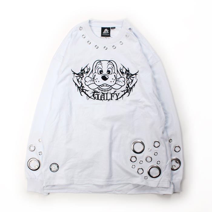 GALFY ガルフィー ロンT ロング Tシャツ 長袖 メンズ レディース 穴