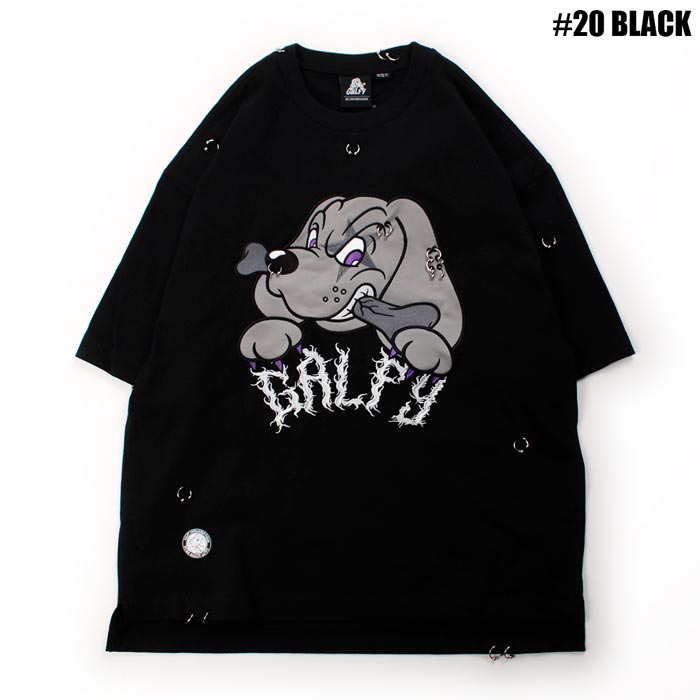 GALFY ガルフィー Tシャツ 半袖 メンズ レディース ドッグ 犬 バチバチ