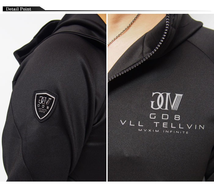 GLADIATE[グラディエイト] GD8 プリント フード付き 上下セットアップ