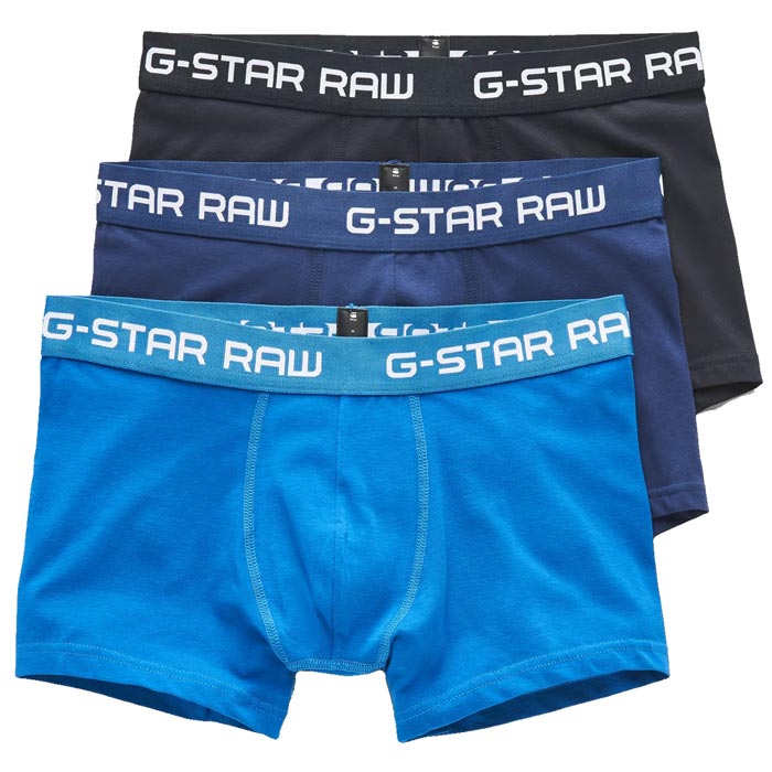 ジースター ロウ G-STAR RAW アンダーウェア 下着 メンズ パンツ ボクサーパンツ CLASSIC TRUNK COLOR 3-PACK D05095-2058｜mayakasai｜02