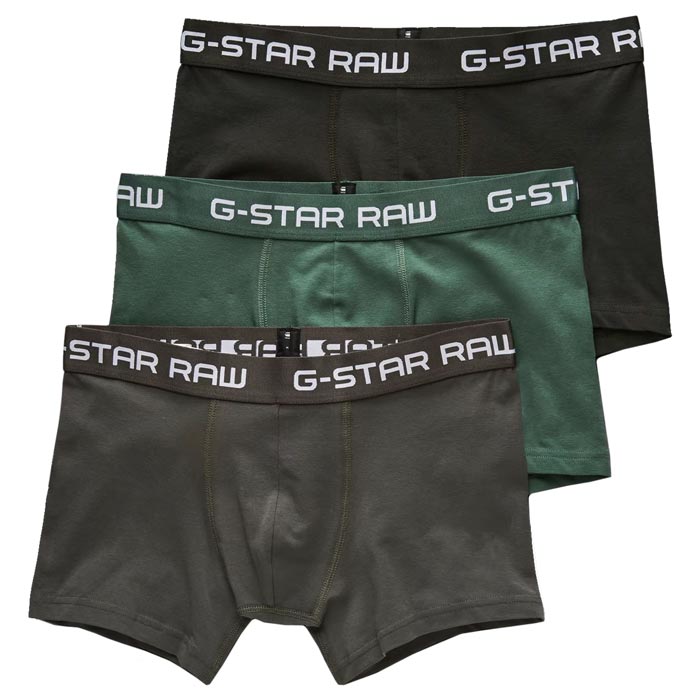 ジースター ロウ G-STAR RAW アンダーウェア 下着 メンズ パンツ ボクサーパンツ CLASSIC TRUNK COLOR 3-PACK D05095-2058｜mayakasai｜03