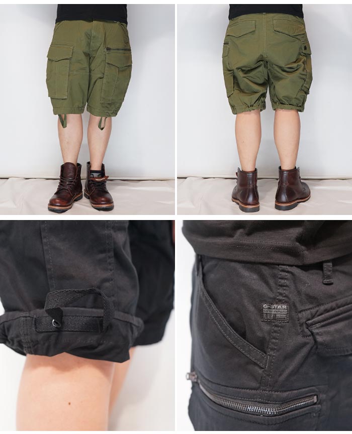 ジースター ロウ G-STAR RAW ジースターロウ ショートパンツ カーゴ