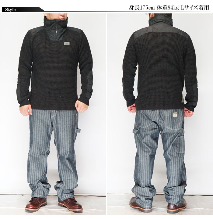 ジースター ロウ G-STAR RAW ニット セーター メンズ MIXED FABRIC