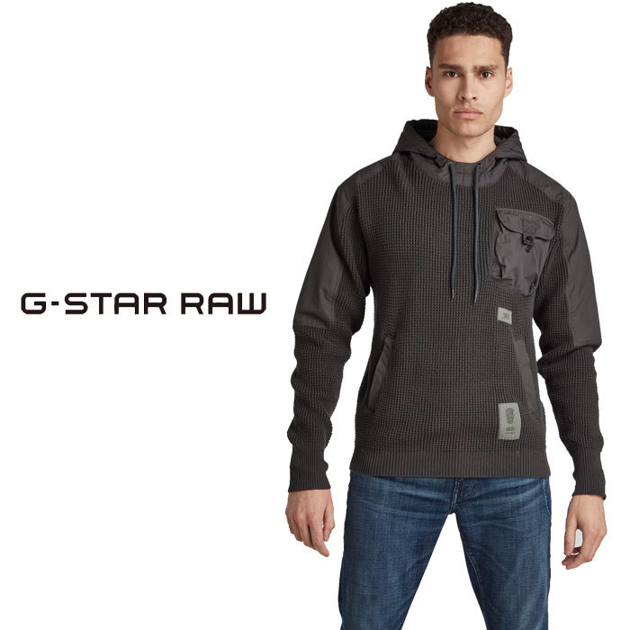 ジースター ロウ G-STAR RAW ニット セーター メンズ WOVEN MIX 