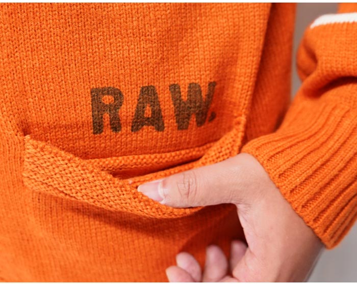 G-STAR RAW ジースター ロウ ニット カーディガン メンズ GRAPHIC ZIP
