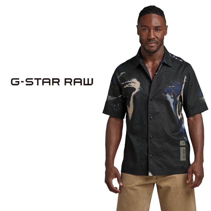 ジースター ロウ G-STAR RAW シャツ 半袖 メンズ Shirt D22950-D362 