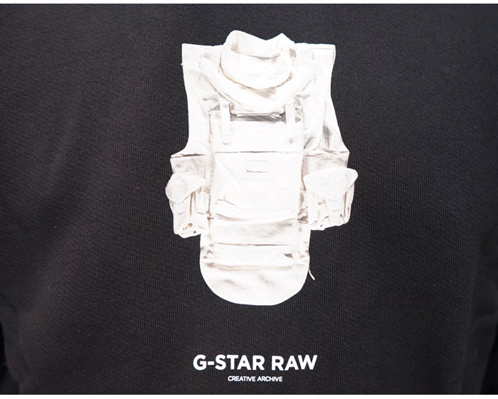 ジースター ロウ G-STAR RAW プル パーカー メンズ ARCHIVE HOODED LOOSE SWEATER D23493-D395 送料無料｜mayakasai｜05
