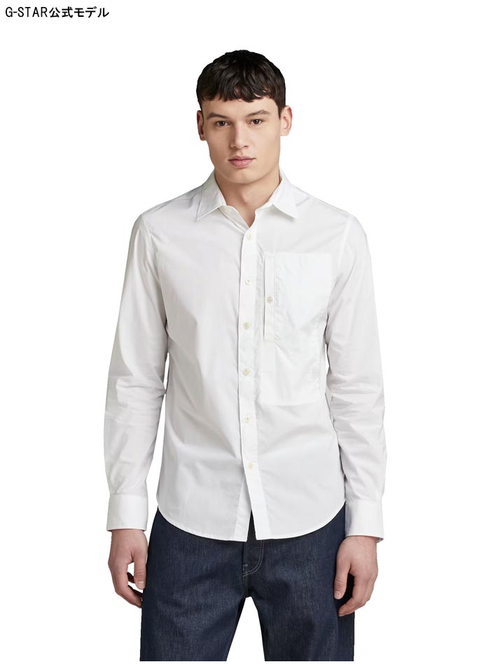 ジースター ロウ G-STAR RAW シャツ 長袖 メンズ G4A SLIM SHIRT D24289-4481 送料無料 ジースター ロウ G-STAR RAW シャツ 長袖 メンズ G4A SLIM SHIRT