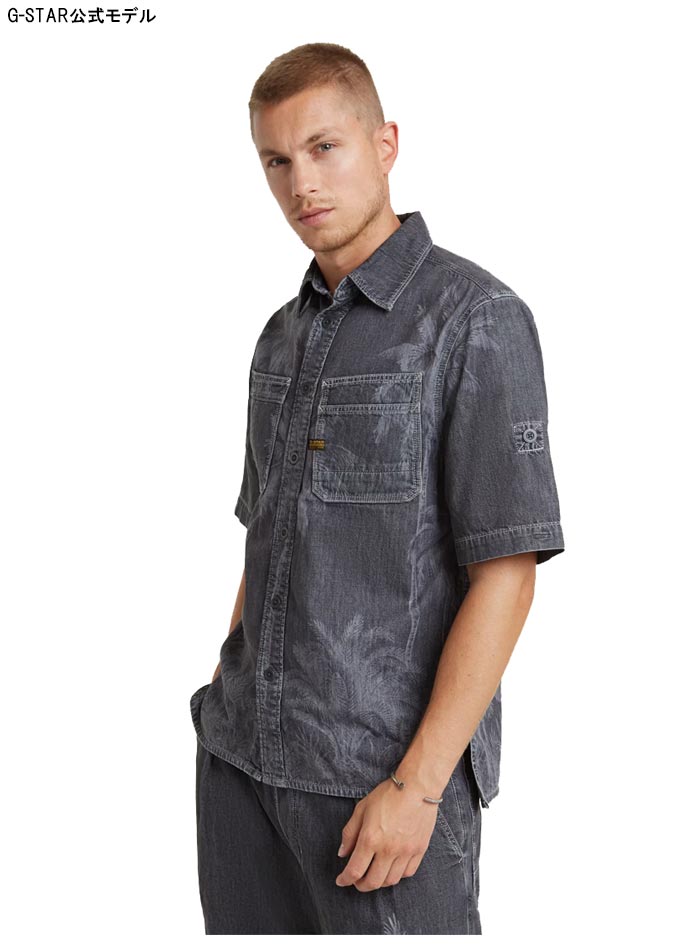 希少！G-Star RAW ジースターロー　総柄半袖Tシャツ　オーバーサイズ　L 楽天市場】スーパーセール ジースター ロウ G-STAR RAW Tシャツ
