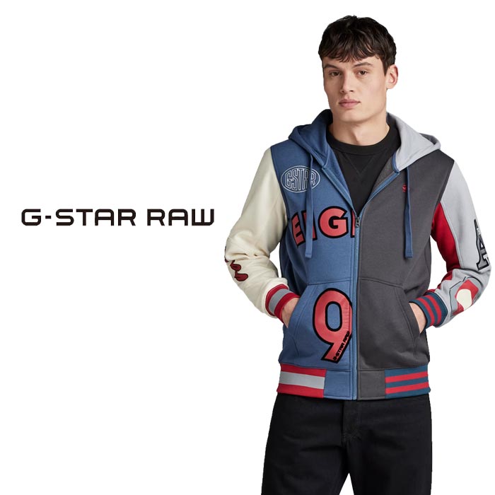 ジースター ロウ G-STAR RAW ジャケット パーカー メンズ VARSITY ジースター ロウ G-STAR RAW ジャケット パーカー メンズ VARSITY
