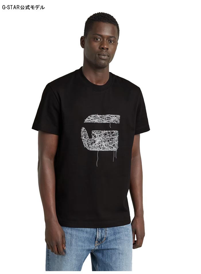 ジースター ロウ G-STAR RAW Tシャツ 半袖 メンズ STITCH BURGER T