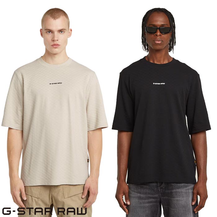 ジースター ロウ G-STAR RAW Tシャツ 半袖 メンズ Checquard Tweeter