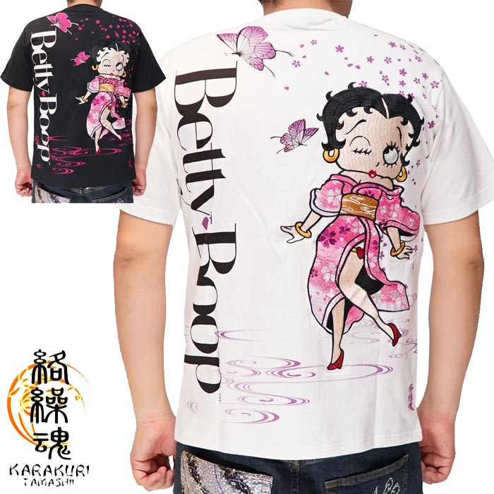 絡繰魂 カラクリダマシイ 和柄 Tシャツ ベティブーブ コラボ メンズ