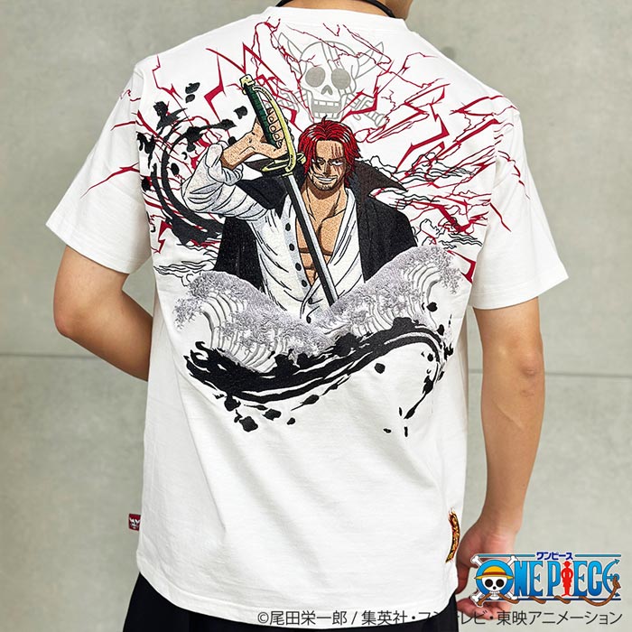 ONE PIECE× 絡繰魂 【シャンクス】赤髪のシャンクスTee 送料無料｜mayakasai