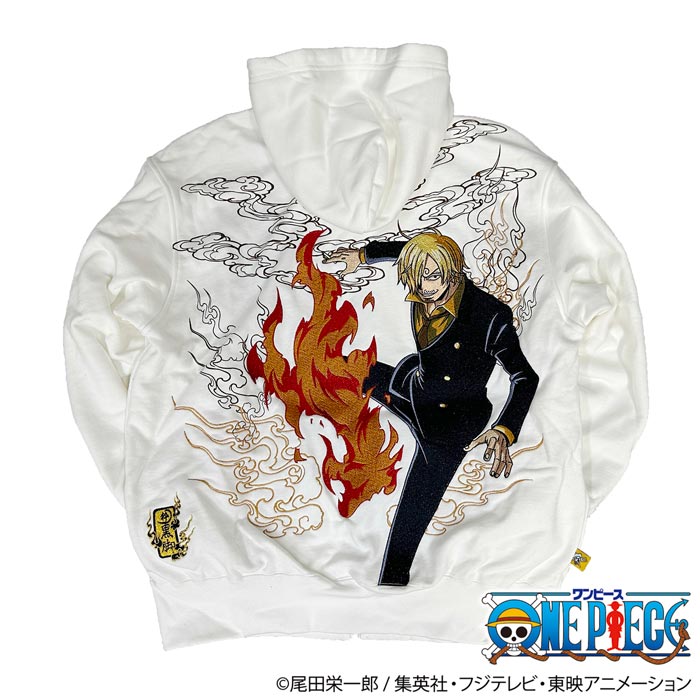 ONE PIECE 絡繰魂 カラクリダマシイ コラボ 和柄 パーカー メンズ