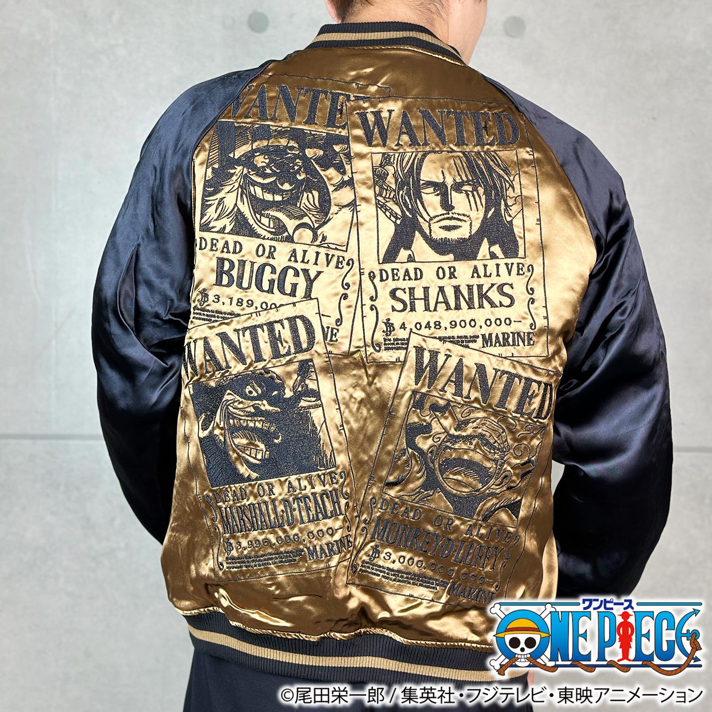 ONE PIECE× 絡繰魂 カラクリダマシイ コラボ 和柄 スカジャン メンズ