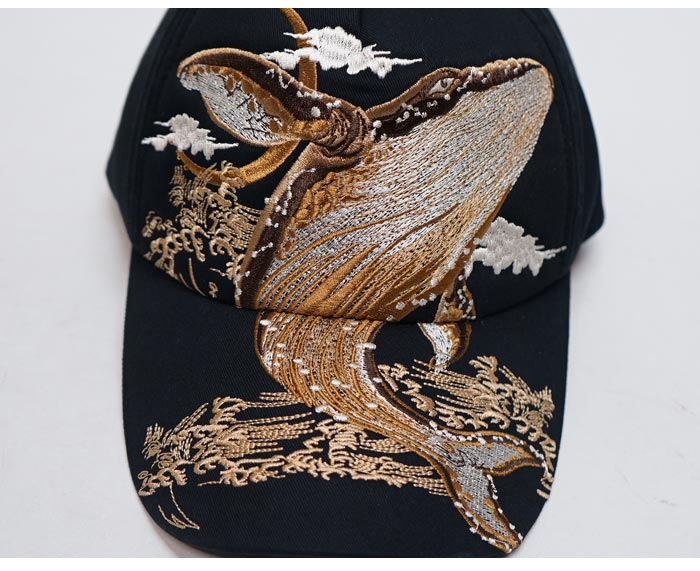 絡繰魂 カラクリダマシイ 和柄 キャップ 帽子 CAP 総刺繍 メンズ 鳳凰