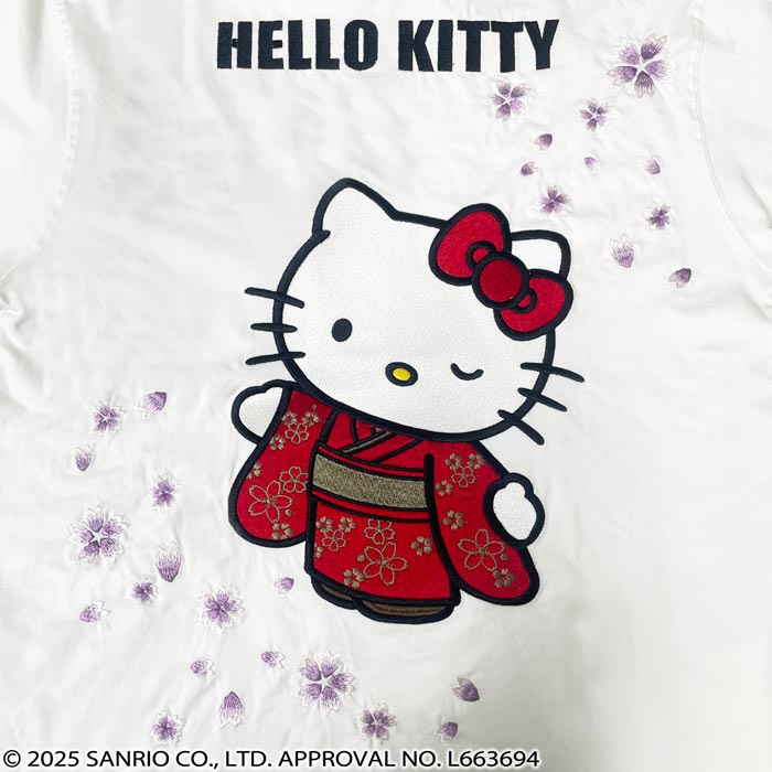 絡繰魂 HELLO KITTY コラボ カラクリダマシイ 和柄 Tシャツ メンズ