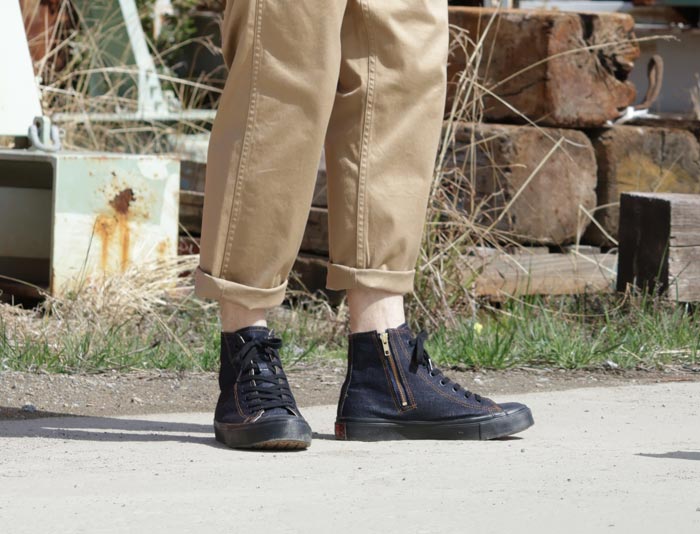 児島ジーンズ KOJIMA GENES ハイカットデニム スニーカー 靴 KGR KGR