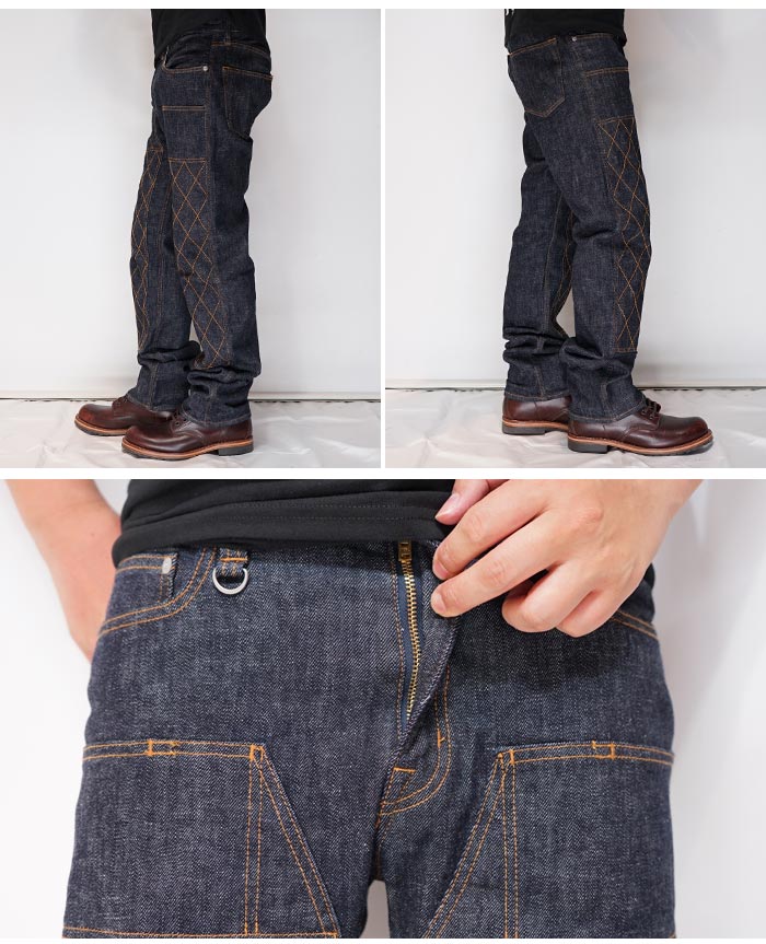 児島ジーンズ KOJIMA GENES 13oz ダイヤステッチ ダブルニー