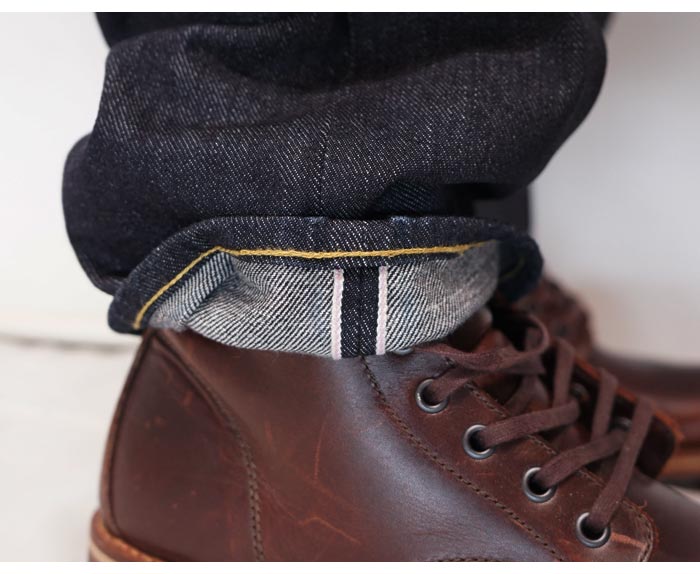 児島ジーンズ KOJIMA GENES 17oz 左綾セルビッチ スリムストレート