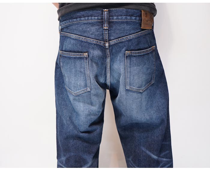 児島ジーンズ KOJIMA GENES 13oz ワイドパンツ ユーズドウェル