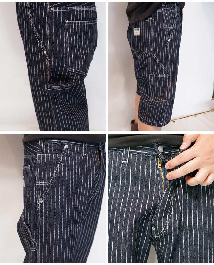 児島ジーンズ KOJIMA GENES ショートパンツ 13oz ウォバッシュ ワーク