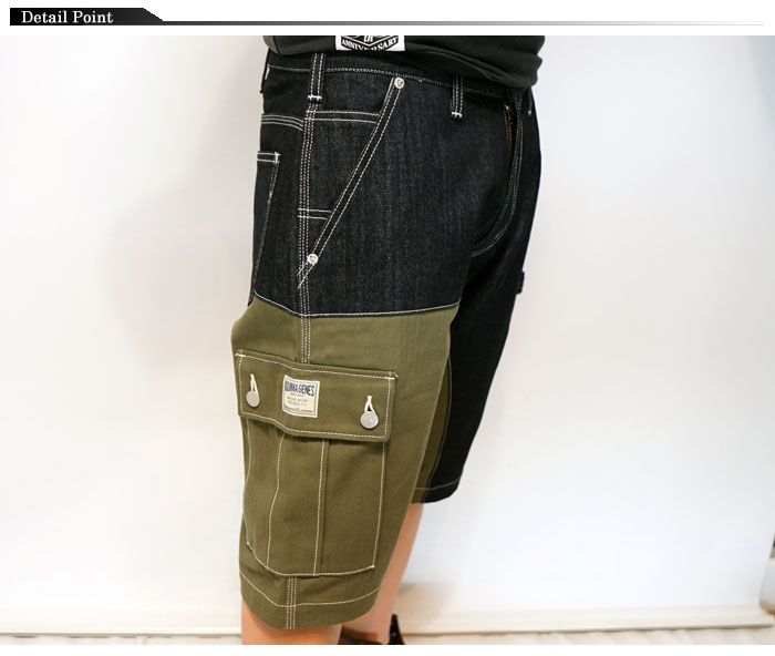 児島ジーンズ KOJIMA GENES ショートパンツ クォーターコンボショーツ