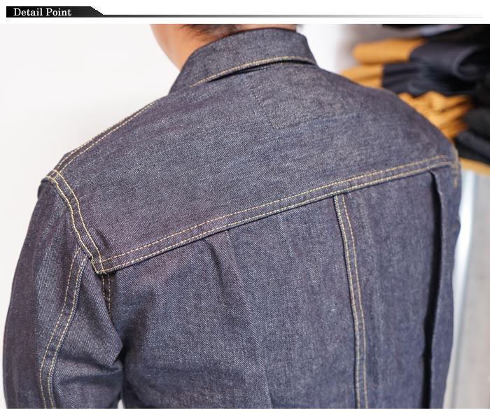 児島ジーンズ KOJIMA GENES デニムジャケット 日本製 メンズ 17oz 左綾