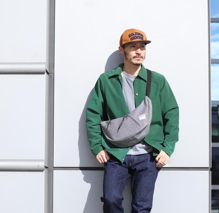 児島ジーンズ KOJIMA GENES 三日月型 ショルダー バッグ BAG 鞄 日本製