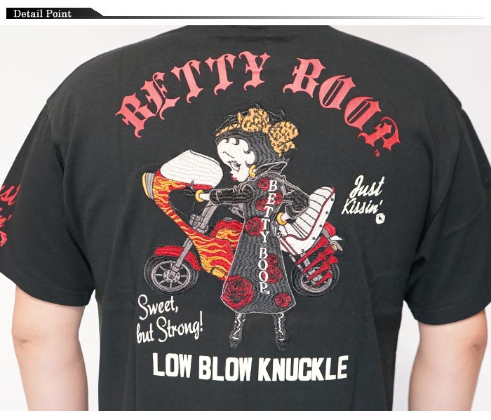 【美品】週末大特価！値下げ！ロウブロウナックル ベティブープ  ジップ ジャージ BETTY BOOP ローブローナックル ベティブープコラボ 特服