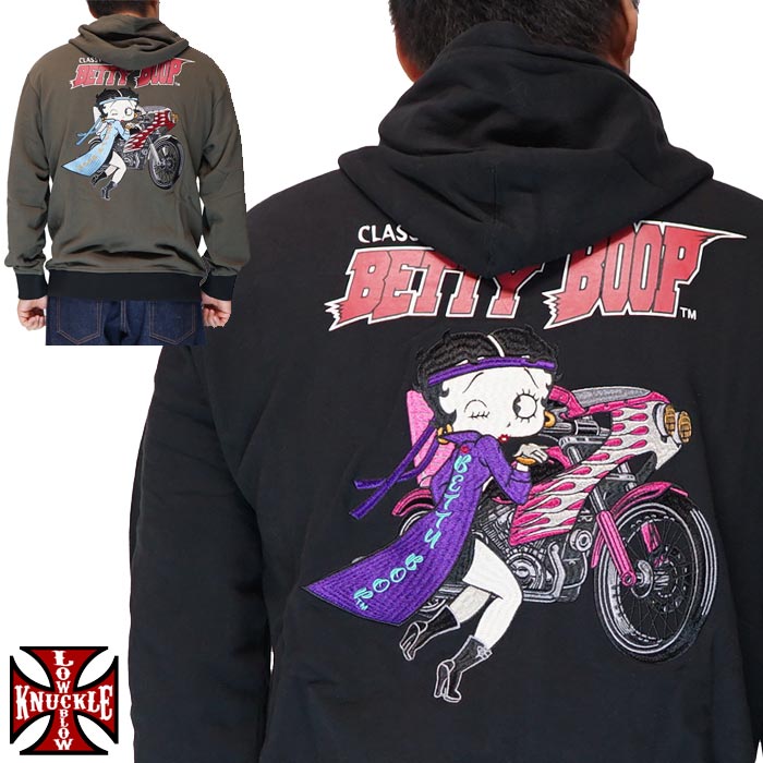 LOW BLOW KNUCKLE ローブローナックル ベティブープ コラボ パーカー