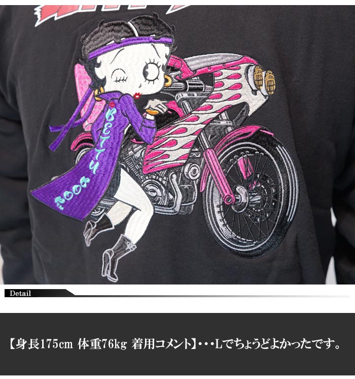 LOW BLOW KNUCKLE ローブローナックル ベティブープ コラボ パーカー