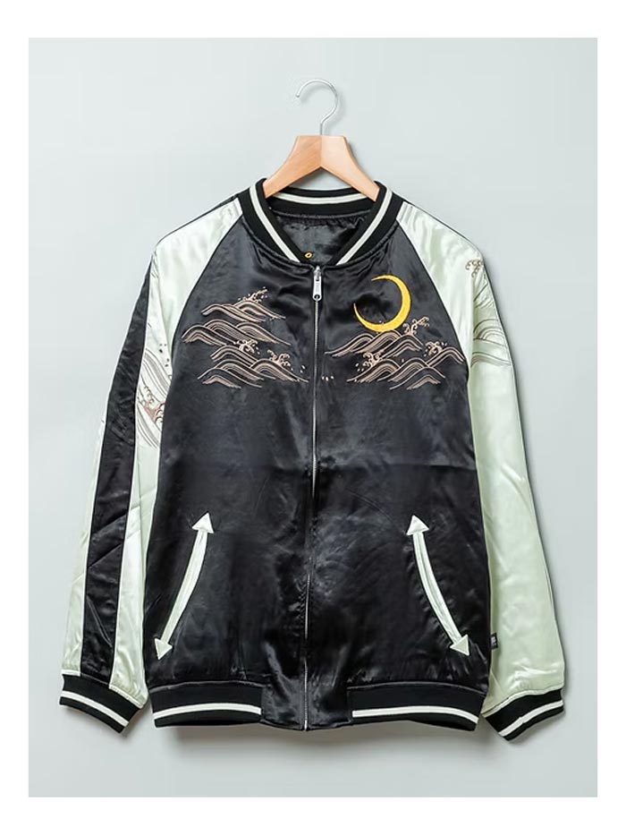 マンウィズ　スカジャン　リバーシブル　希少価値！ マンウィズ スカジャン リバーシブル 希少価値！