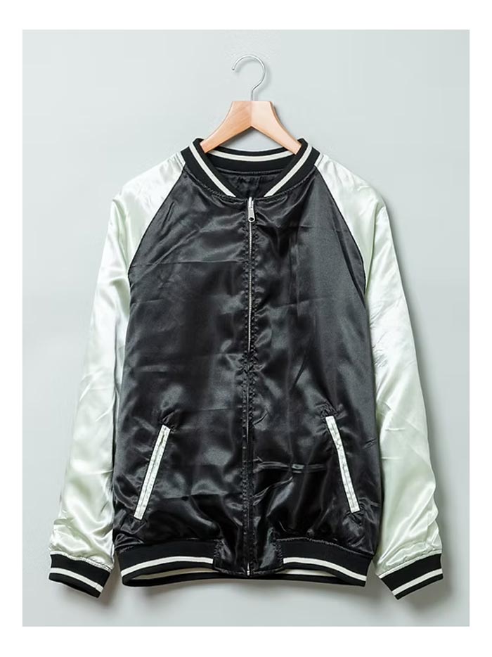 （NA）SLOW ZIP 70s ヴィンテージ スカジャン リバーシブルレーヨン NA）SLOW ZIP 70s ヴィンテージ スカジャン リバーシブルレーヨン SLOW