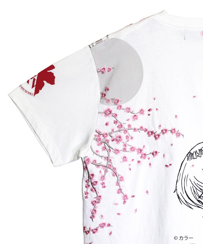 エヴァンゲリオン Evangelion 錦 コラボ Tシャツ 半袖 メンズ 綾波レイ