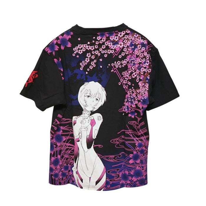 エヴァンゲリオン Evangelion 錦 コラボ Tシャツ 半袖 メンズ 綾波レイ
