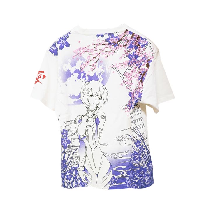 エヴァンゲリオン Evangelion 錦 コラボ Tシャツ 半袖 メンズ 綾波レイ