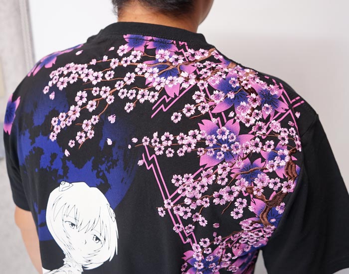 エヴァンゲリオン Evangelion 錦 コラボ Tシャツ 半袖 メンズ 綾波レイ
