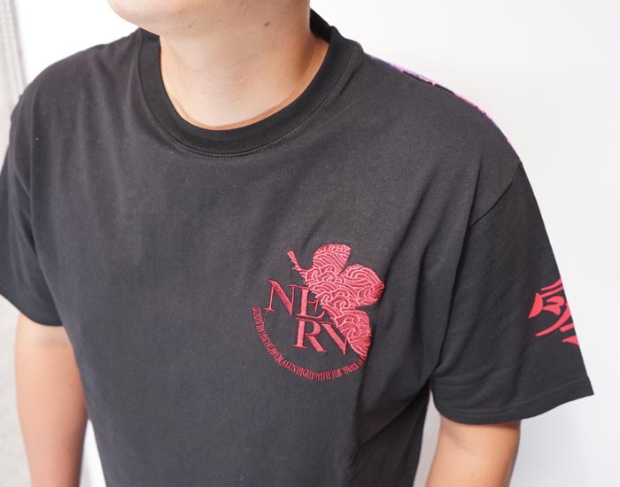 エヴァンゲリオン Evangelion 錦 コラボ Tシャツ 半袖 メンズ 綾波レイ メンズ 554218 送料無料 エヴァンゲリオン Evangelion 錦 コラボ Tシャツ 半袖 メンズ 綾波レイ