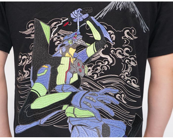 エヴァンゲリオン Evangelion 錦 コラボ Tシャツ 半袖 メンズ 初